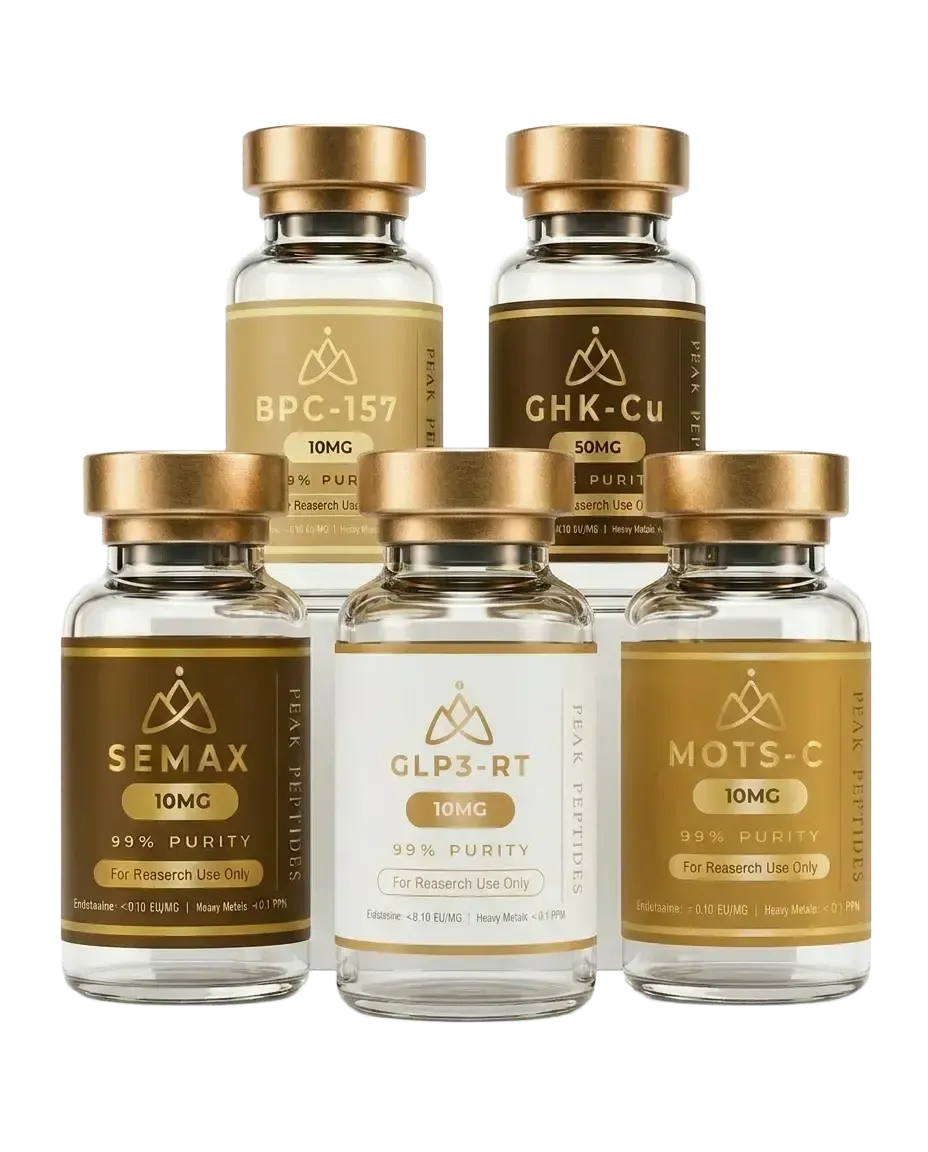 Peak Peptides research vials