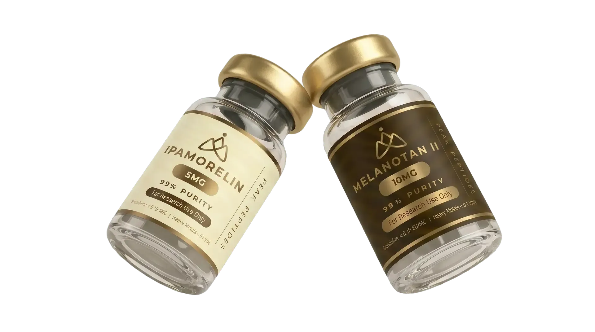 Peak Peptides research vials